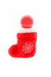 Christmas sock with red ball