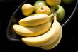 Close-up of served bananas and apples 2