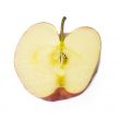 Half-cut red apple