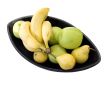 Served bananas, pears and apples 3