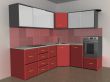 Interior of kitchen. 3D image.