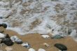 The sand on the beach