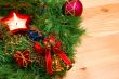 Xmas wreath with a candle