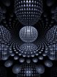 Fractal Abstract Background - 3d layered spheres