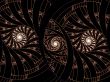 Fractal Abstract Background - Triple spiral