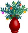 Christmas vase