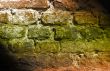 abstract deteriorating brick wall