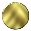 3D Golden Button