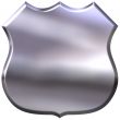 3D Silver Sign