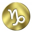 3D Golden Capricorn