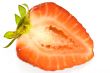 Close up of cut strawberry