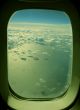 Clouds outside the airplane