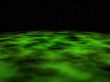 green cosmic cloud