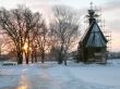 Nicol church. Sunset