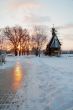 Nicol church. Sunset