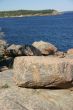 Granite rock ledges and boulders