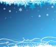 Abstract background with snowflakes. Vector
