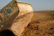 Boat in the desert