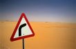 Sign in desert, Sahara
