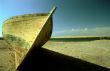 boat in the desert