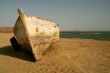 Fisherboat in the desert