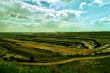 Open pit, brown coal, digger