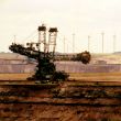 Open pit, brown coal, digger