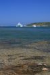 Yachts on the sea level