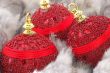 Red christmas balls