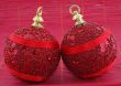Red christmas balls