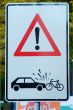 attention danger of accident