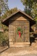Christmas Wreath on Old Shack