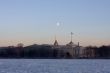 The moon above Neva