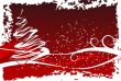 Grunge xmas tree
