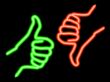 neon disagreement