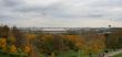 Autumn panoramic shot on Moscow stadium Luzhniki