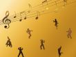 Dancing silhouettes