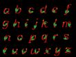 Holly alphabet small letter