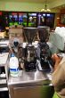 Brewing coffee