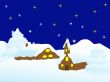 Winter small village