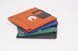 Multi-coloured diskettes