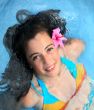 Girl in a pool