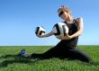 Exercising woman