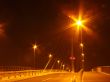 night city bridge illumination
