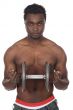 man lifting weight