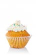 Tasty muffin with cream