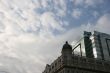 Blue sky over modern urban building