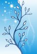 blue vegetative background
