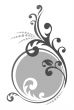 gray floral pattern