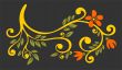dark floral pattern